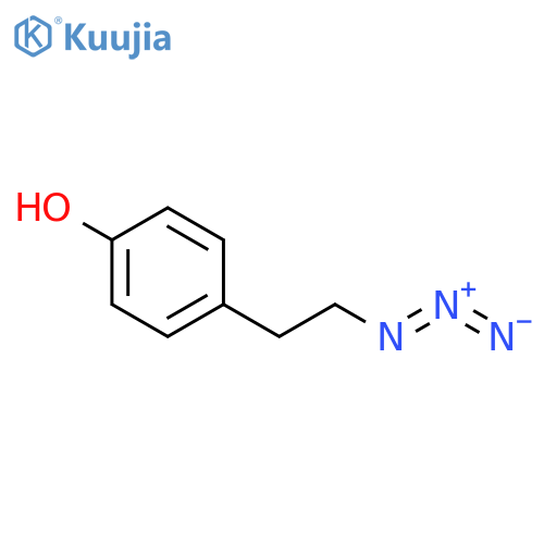 4-(2-azidoethyl)phenol structure