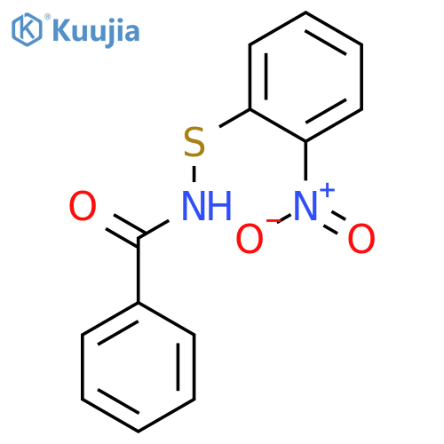 Benzamide, N-[(2-nitrophenyl)thio]- structure