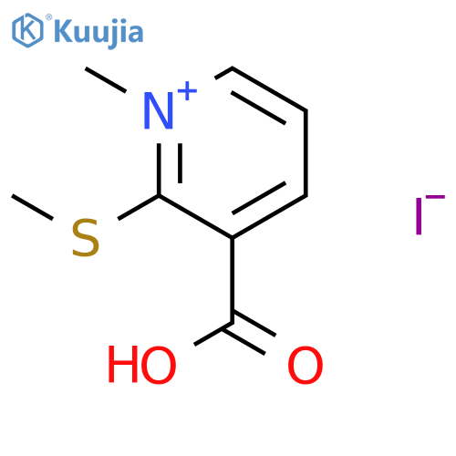 3-carboxy-1-methyl-2-(methylsulfanyl)pyridinium iodide structure