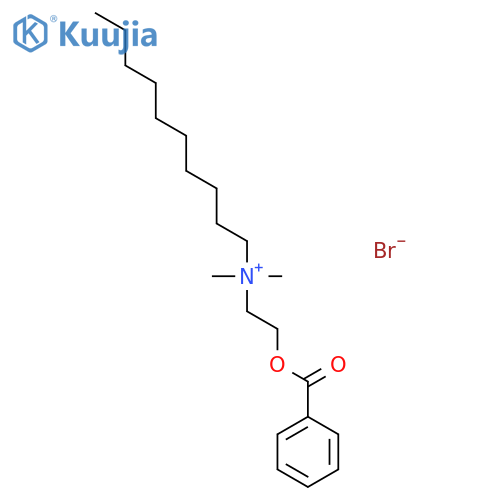 1-Decanaminium, N-[2-(benzoyloxy)ethyl]-N,N-dimethyl-, bromide structure