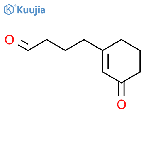 1-Cyclohexene-1-butanal, 3-oxo- structure