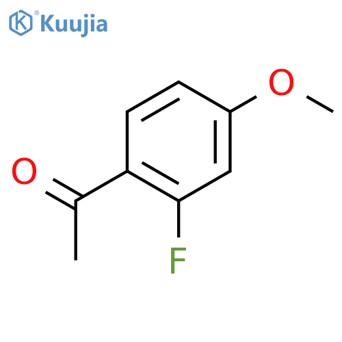 1-(2-fluoro-4-methoxyphenyl)ethan-1-one structure