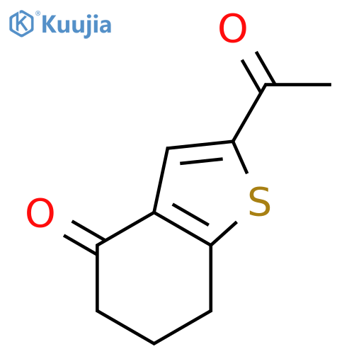 2-Acetyl-6,7-dihydro-benzobthiophen-4(5H)-one structure