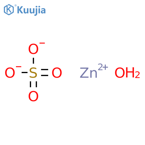 Zinc sulfate monohydrate structure