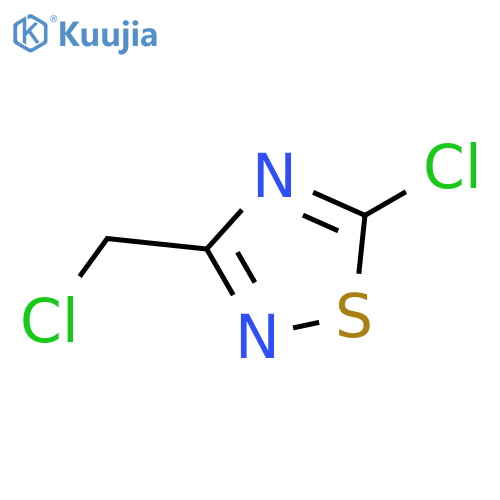 5-chloro-3-(chloromethyl)-1,2,4-thiadiazole structure
