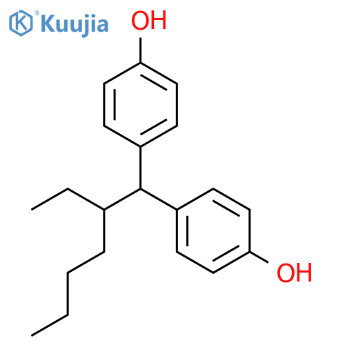 1,1-BIS(4-HYDROXYPHENYL)-2-ETHYLHEXANE structure