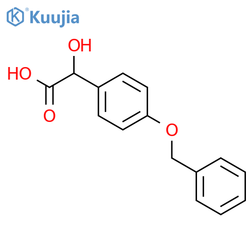 (4-Benzyloxy-phenyl)-hydroxy-acetic acid structure