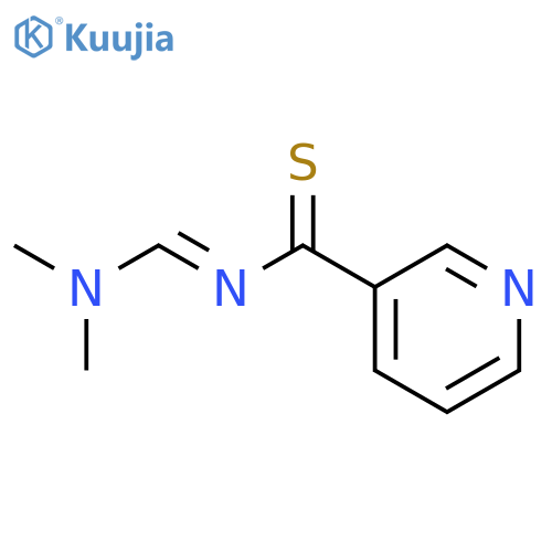 3-PYRIDINECARBOTHIOAMIDE, N-[(DIMETHYLAMINO)METHYLENE]- structure