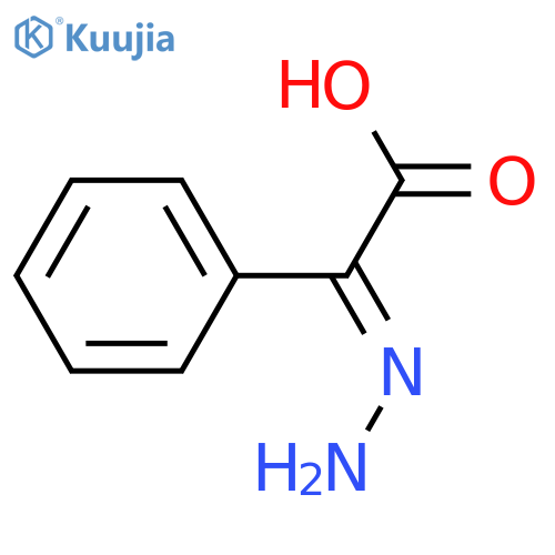 Benzeneacetic acid, alpha-hydrazono-, (E)- (9CI) structure