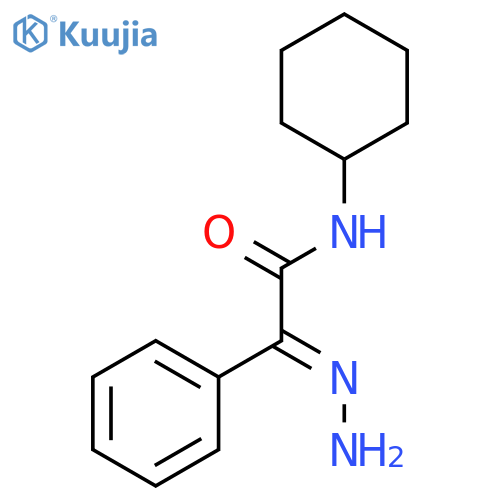 Benzeneacetamide, N-cyclohexyl-α-hydrazono-, (Z)- (9CI) structure