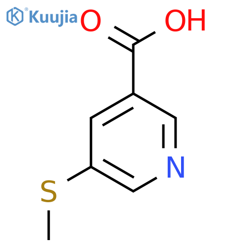 5-(Methylthio)nicotinic acid structure