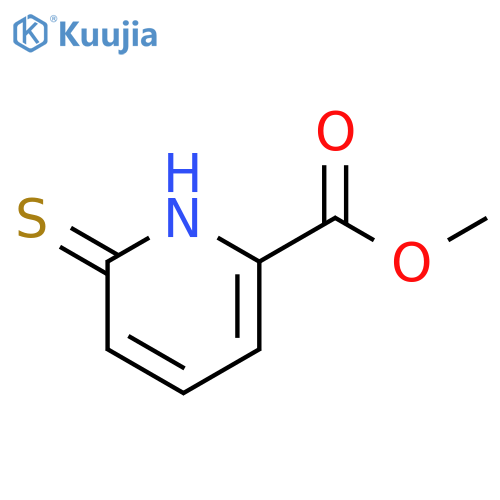 2-Pyridinecarboxylic acid, 1,6-dihydro-6-thioxo-, methyl ester structure