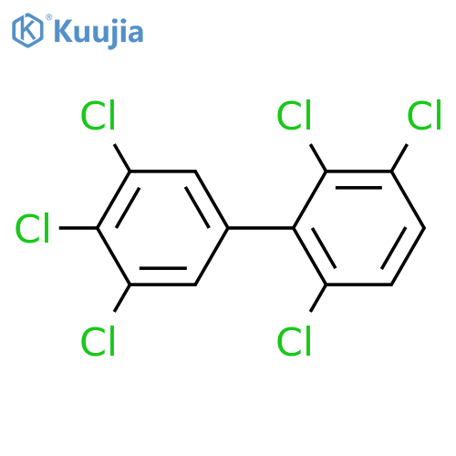 2,3,3',4',5',6-Hexachlorobiphenyl structure
