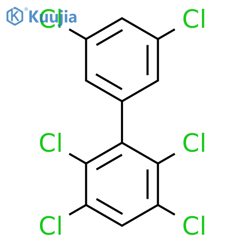 2,3,3',5,5',6-Hexachlorobiphenyl structure