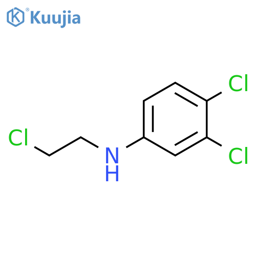 3,4-dichloro-N-(2-chloroethyl)aniline structure