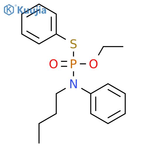 PHOSPHORAMIDOTHIOIC ACID, BUTYLPHENYL-, O-ETHYL S-PHENYL ESTER structure