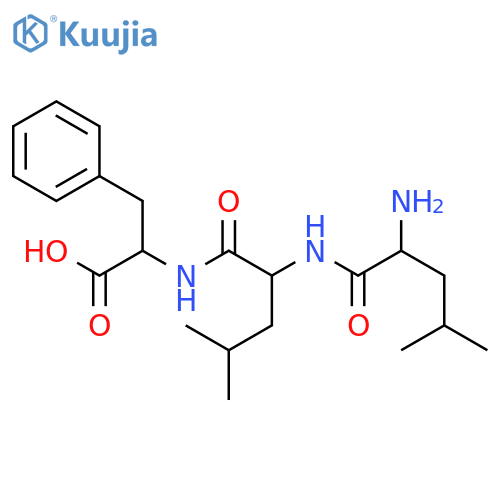 L-Phenylalanine,L-leucyl-L-leucyl- structure
