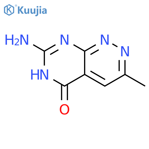 7-amino-3-methyl-Pyrimido[4,5-c]pyridazin-5(6H)-one structure