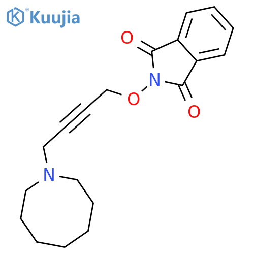 1H-Isoindole-1,3(2H)-dione,2-[[4-(hexahydro-1(2H)-azocinyl)-2-butyn-1-yl]oxy]- structure