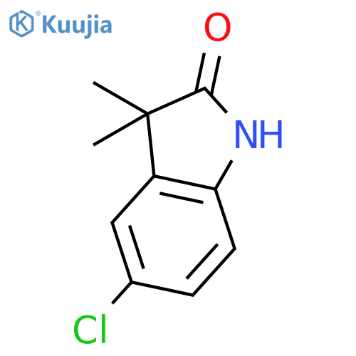 5-chloro-3,3-dimethyl-2,3-dihydro-1H-indol-2-one structure