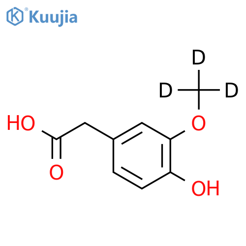 HOMOVANILLIC ACID-D3 structure