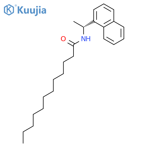 Dodecanamide, N-[(1R)-1-(1-naphthalenyl)ethyl]- structure