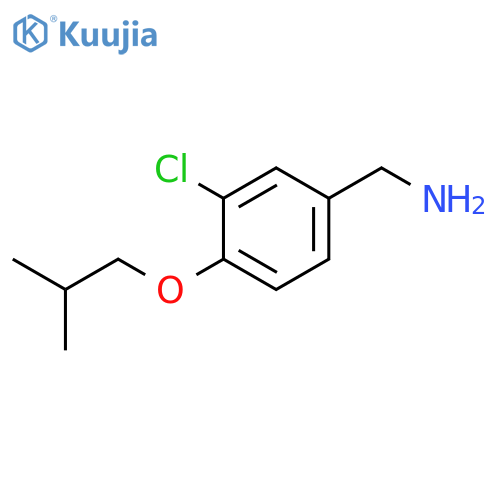 3-Chloro-4-isobutoxybenzylamine structure