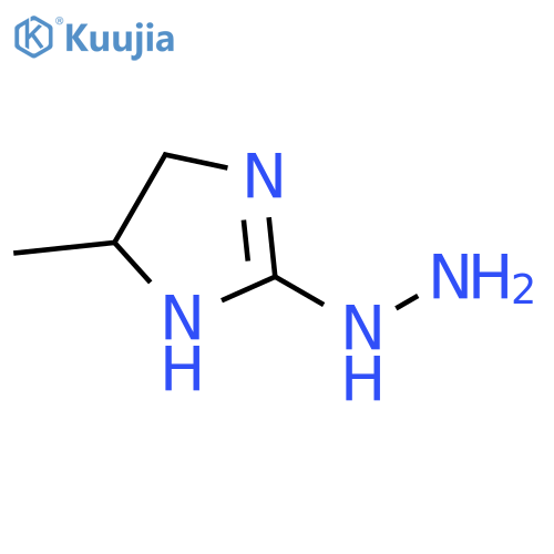 2-hydrazinyl-4-methyl-4,5-dihydro-1H-imidazole structure