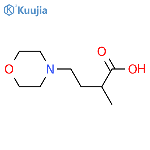 4-Morpholinebutanoic acid, α-methyl- structure