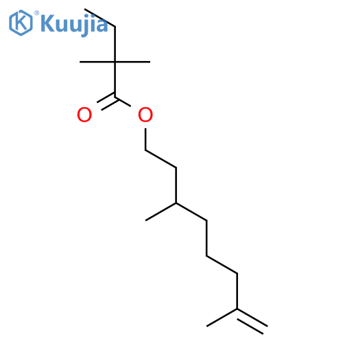 (3R)-3,7-dimethyloct-7-en-1-yl 2,2-dimethylbutanoate structure