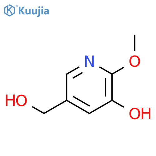 3-Pyridinemethanol,5-hydroxy-6-methoxy- structure