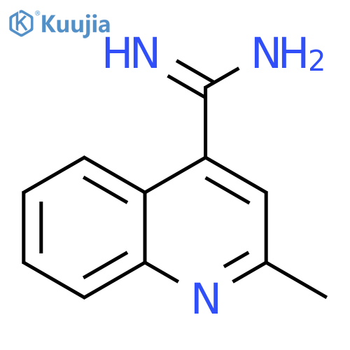 2-methylquinoline-4-carboximidamide structure