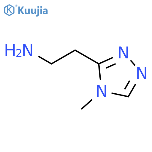2-(4-Methyl-4H-1,2,4-triazol-3-yl)ethanamine dihydrochloride structure