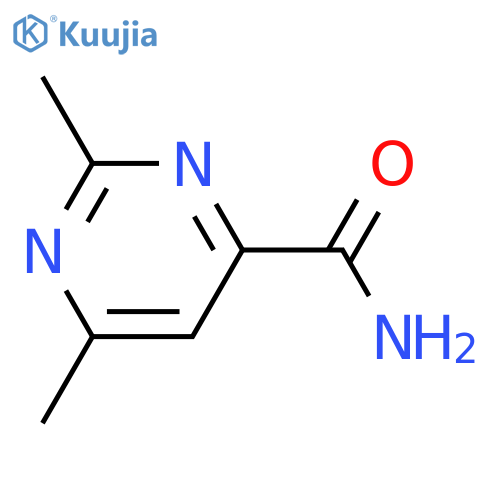 4-Pyrimidinecarboxamide,2,6-dimethyl- structure