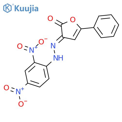 2,3-Furandione, 5-phenyl-, 3-[(2,4-dinitrophenyl)hydrazone] structure