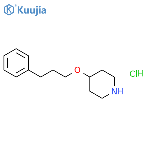 4-(3-Phenylpropoxy)piperidine hydrochloride structure