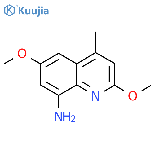 8-Amino-2,6-dimethoxylepidine structure