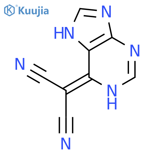 Propanedinitrile, (1,7-dihydro-6H-purin-6-ylidene)- structure