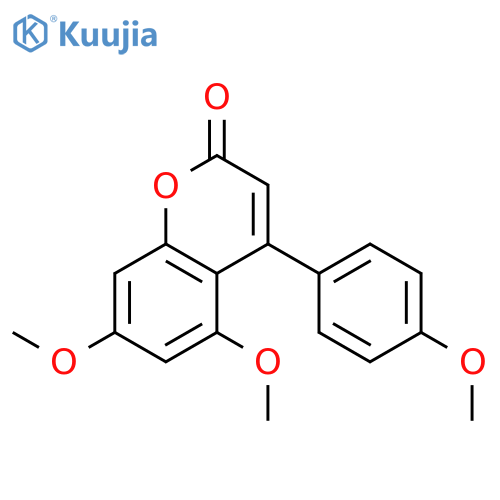 5,7,4'-Trimethoxy-4-phenylcoumarin structure