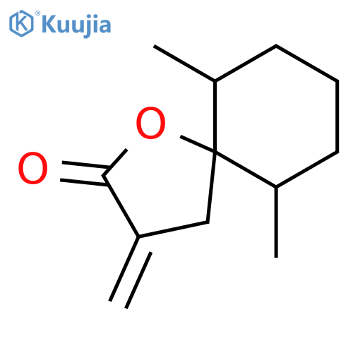 1-Oxaspiro[4.5]decan-2-one, 6,10-dimethyl-3-methylene- structure