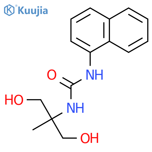 Urea, N-[2-hydroxy-1-(hydroxymethyl)-1-methylethyl]-N'-naphthalenyl- structure