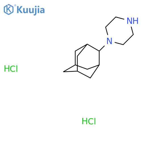 1-(2-Adamantyl)piperazine;dihydrochloride structure