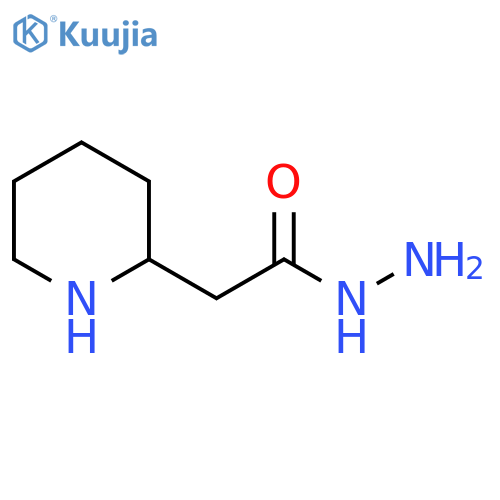 2-Piperidineaceticacid, hydrazide structure