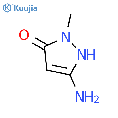 3H-Pyrazol-3-one, 5-amino-1,2-dihydro-2-methyl- structure