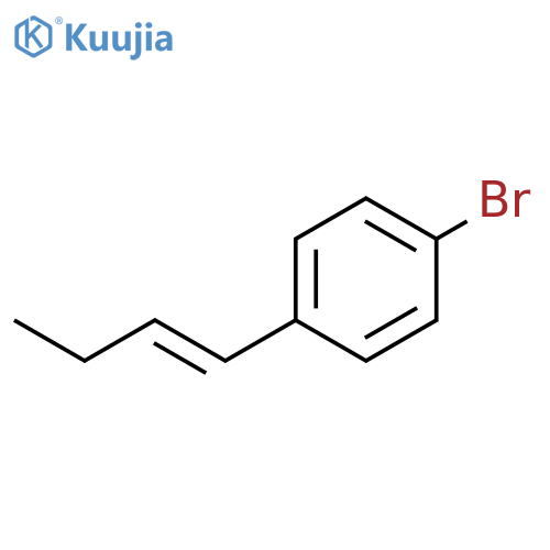 Benzene, 1-bromo-4-(1-butenyl)- structure