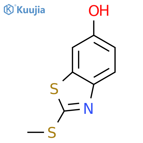 2-(Methylthio)benzodthiazol-6-ol structure