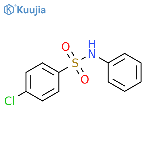 4-Chloro-N-phenylbenzenesulfonamide structure