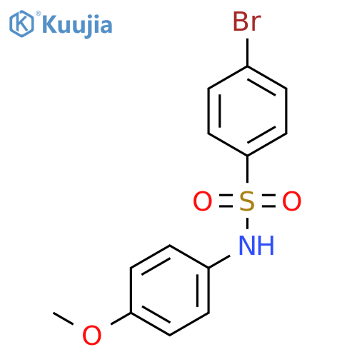 4-bromo-N-(4-methoxyphenyl)benzenesulfonamide structure