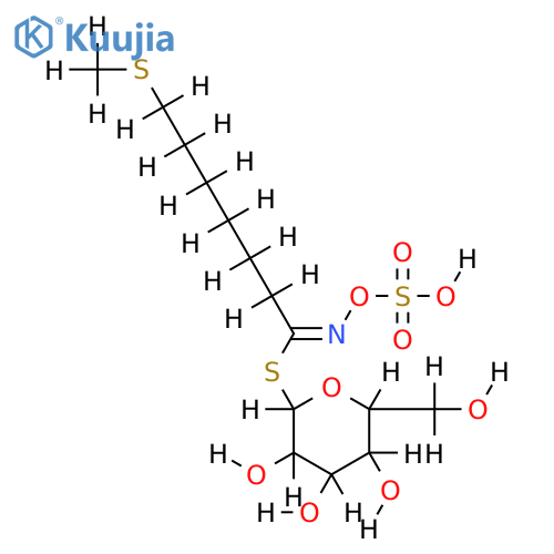 6-(Methylthio)hexyl glucosinolate structure