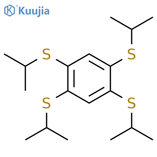 1,2,4,5-Tetrakis(isopropylthio)benzene structure